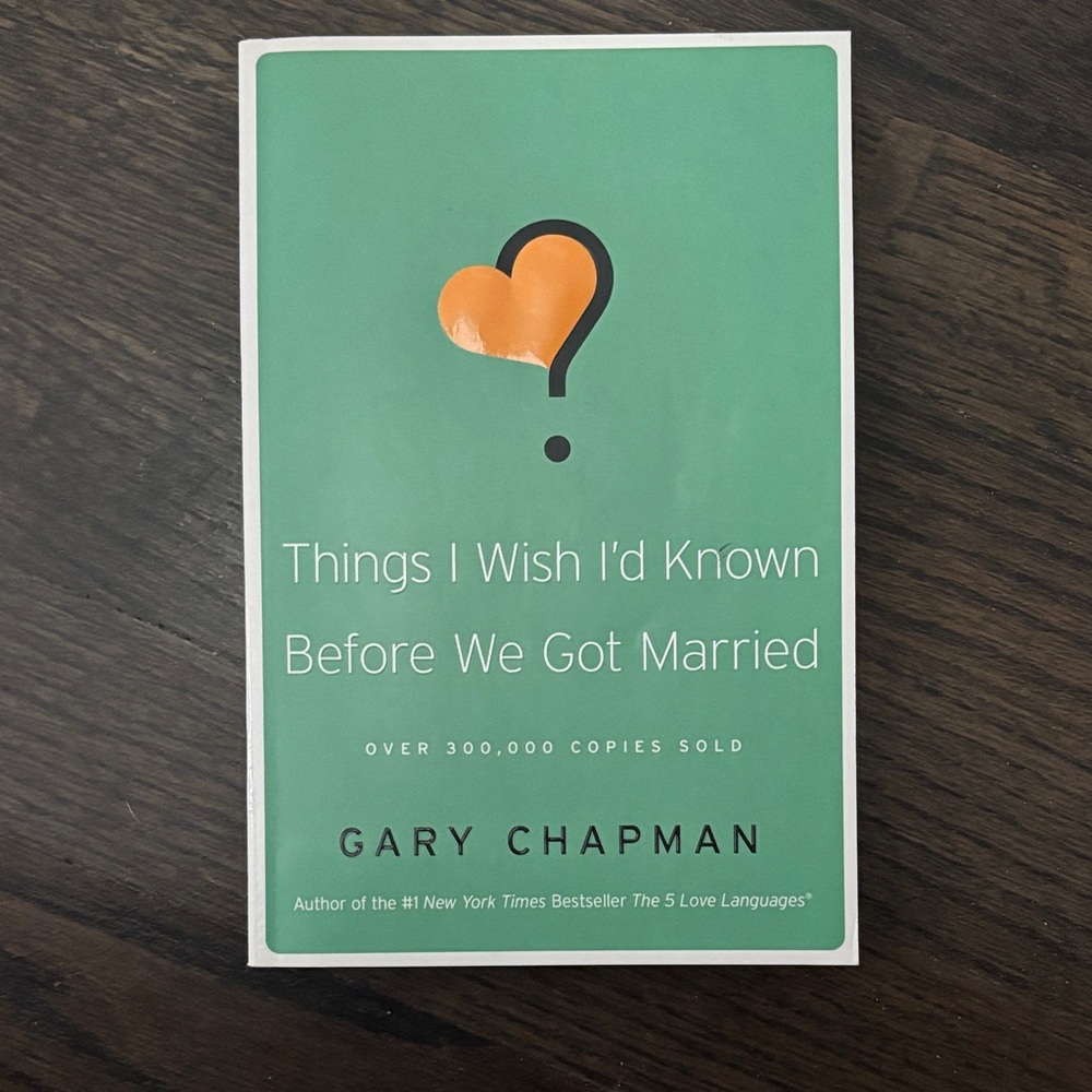 Things I Wish I'd Known Before We Got Married Book